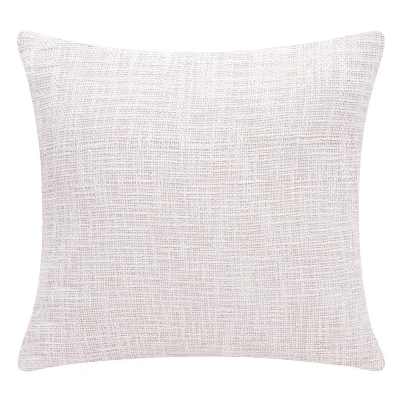 Geometric Handmade Cotton Wool Blend Decorative Throw Pillow