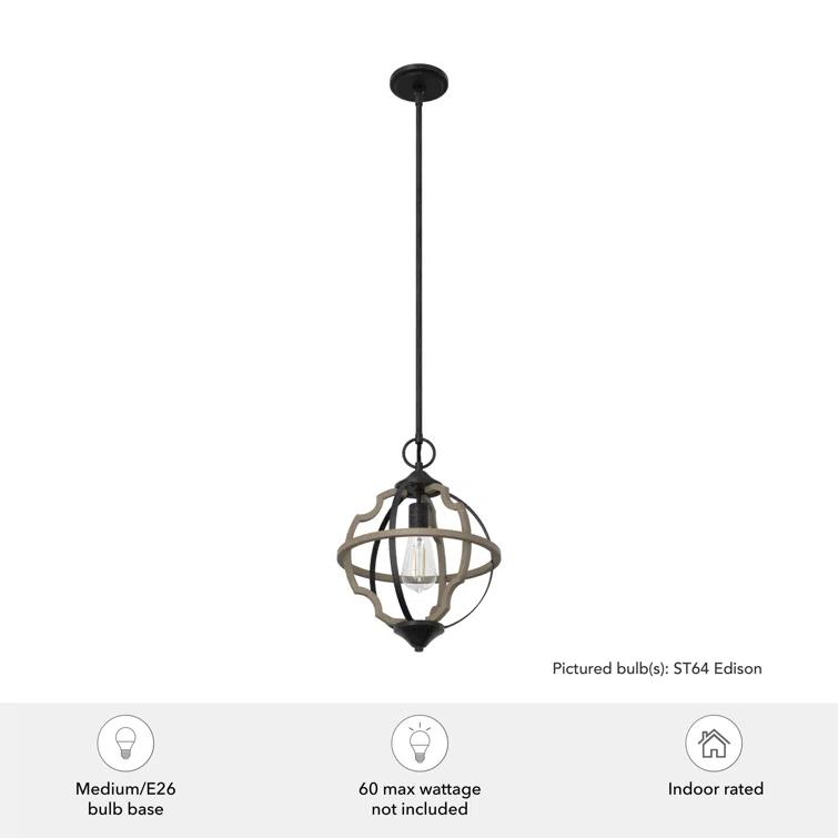 Hunter Fan Stone Creek 1 - Light Globe Pendant