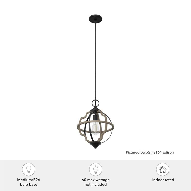 Hunter Fan Stone Creek 1 - Light Globe Pendant