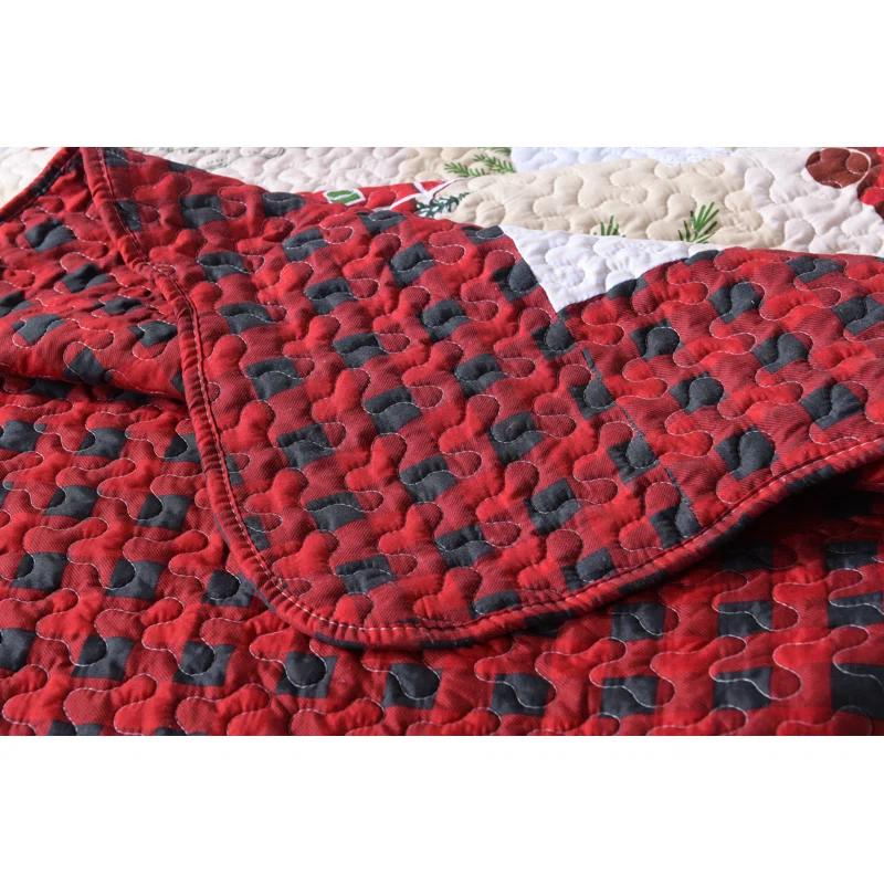 MarCielo Plaid Quilt Set