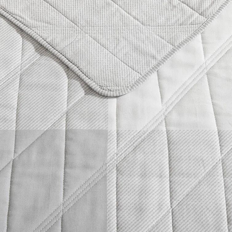 Eddie Bauer Boulder Plaid Cotton Green Quilt Set & Reviews | Wayfair