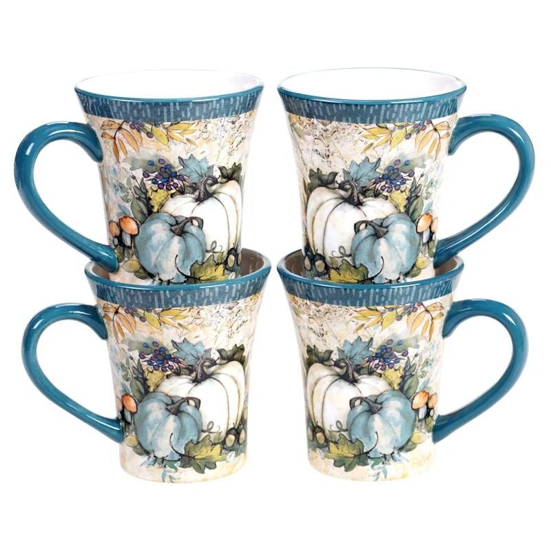 Certified International Certified International Harvest Gatherings Set Of 4 Mug (Set of 4)