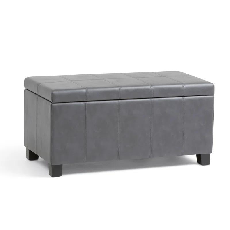 Simpli Home Dover Storage Ottoman Bench,Assembled