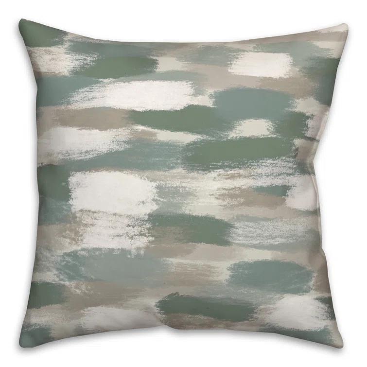 Designs Direct Creative Group Abstract Indoor/Outdoor Reversible Throw Pillow