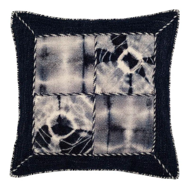 Safavieh Dip Dye Patch Throw Pillow | Wayfair
