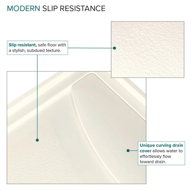 Transolid Transolid 60-in x 32-in Cast Solid Surface Tub Replacement Base Linear FSLB6032R-02