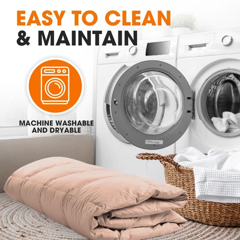 Cheer Collection Baffle Box Stitch Comforter