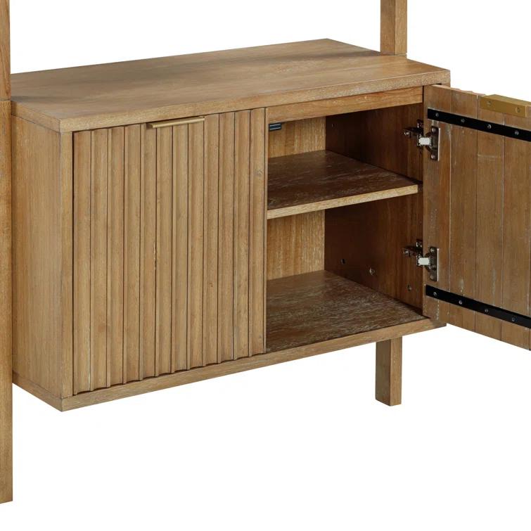 Nathan James Sideboard And Bookcase Set Entertainment Center