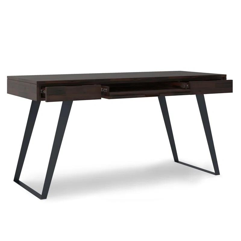 Simpli Home Lowry Solid Wood Desk