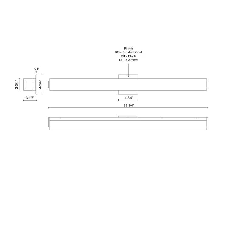 Kuzco Lighting Latitude LED Bath Bar