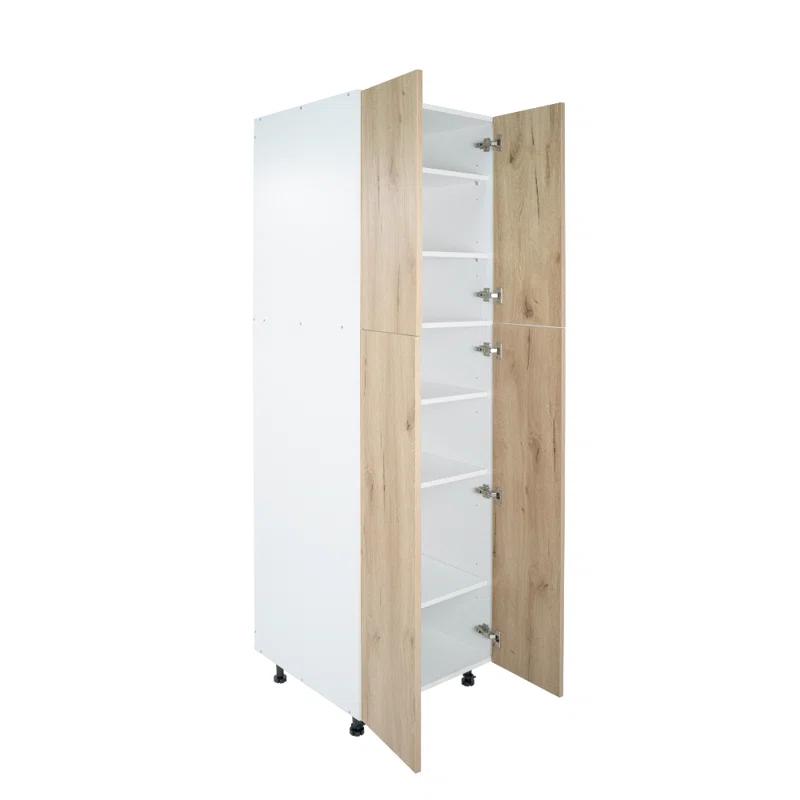 Cambridge Ready to assemble Light Oak Pantry Kitchen Cabinet (24 in. D)
