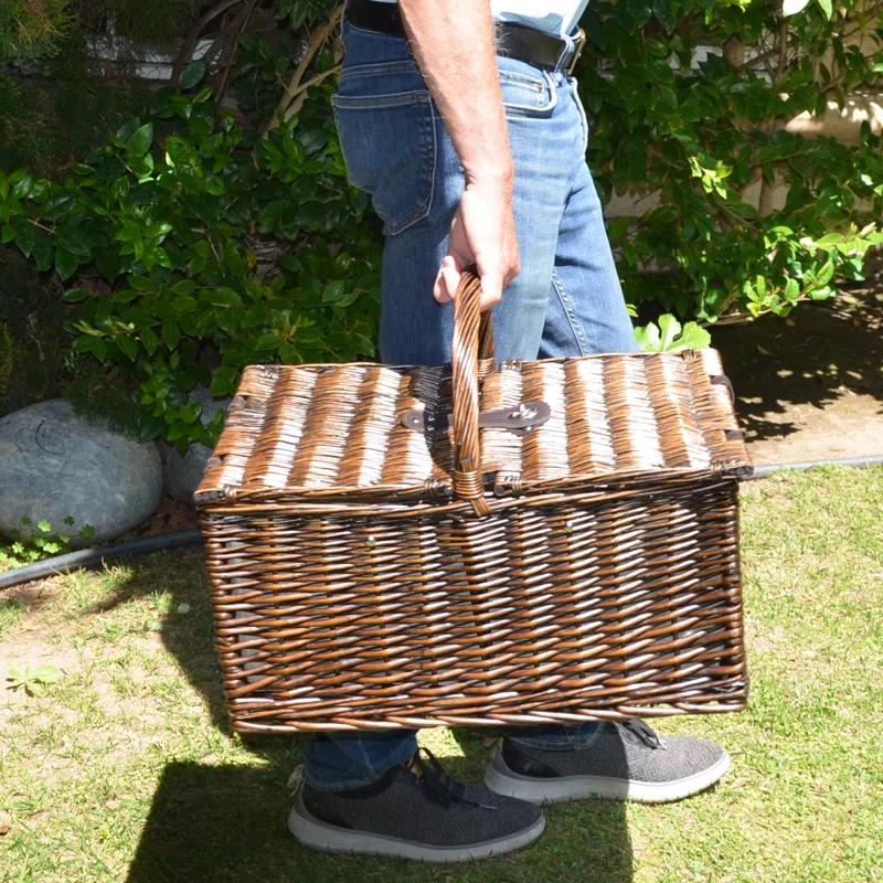 Picnic at Ascot Surrey Wicker Picnic Basket