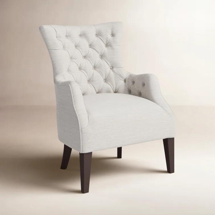 Tufted Wingback Accent Chair