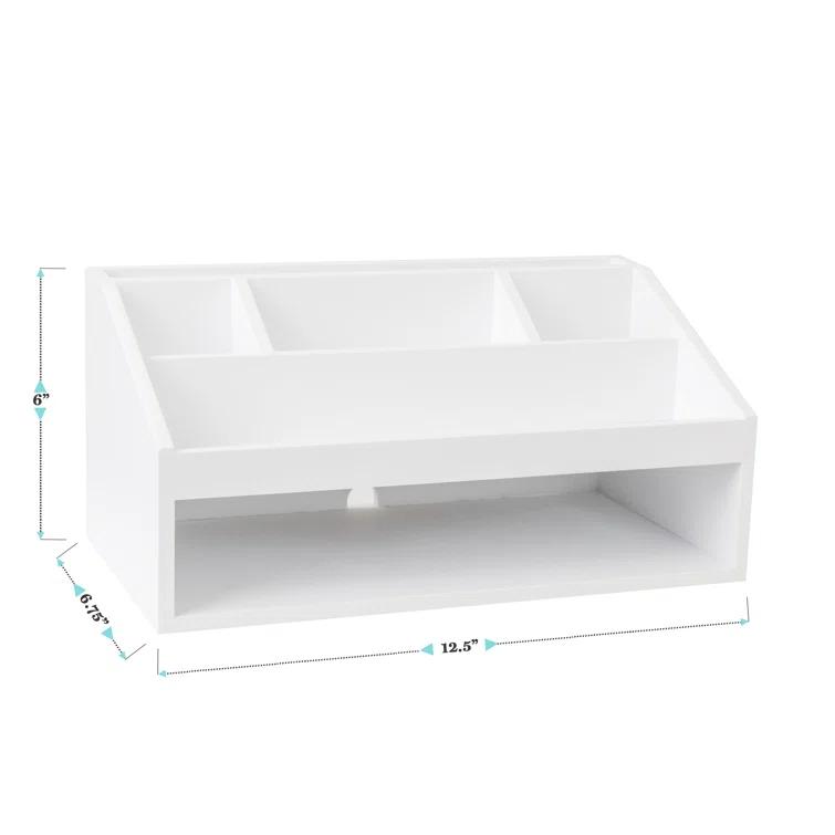 Martha Stewart Thomas Martha Stewart Wooden Office Desktop Organizer