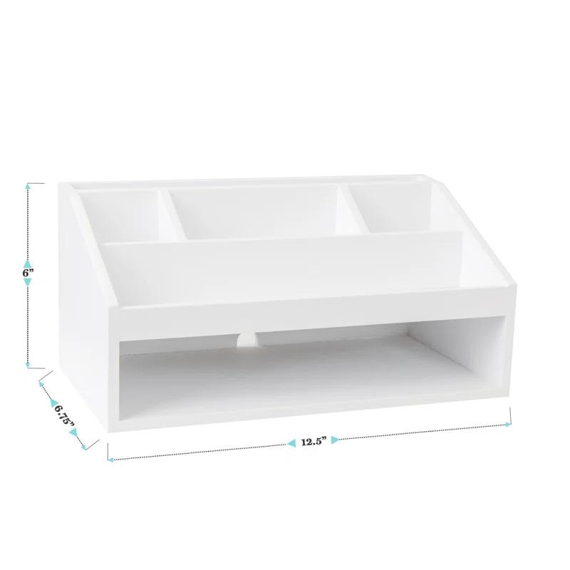 Martha Stewart Thomas Martha Stewart Wooden Office Desktop Organizer