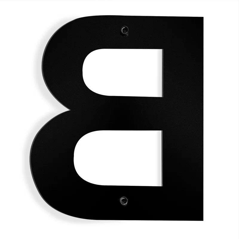 Barton 6'' H Stainless Steel House Letter