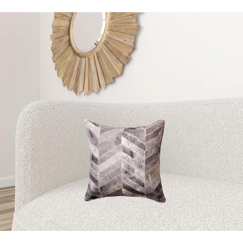HomeRoots Chevron Throw Pillow