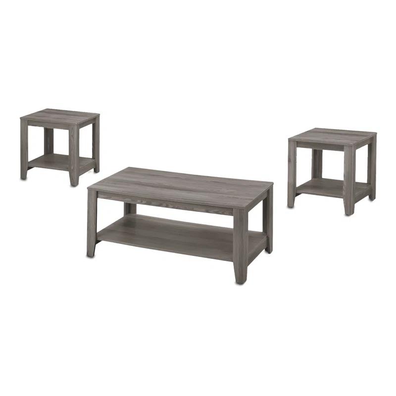 Millwood Pines Transitional Table Set, 3pcs Set