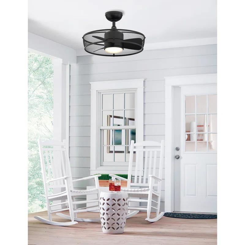 Henry Ceiling Fan With LED Light Kit (22")