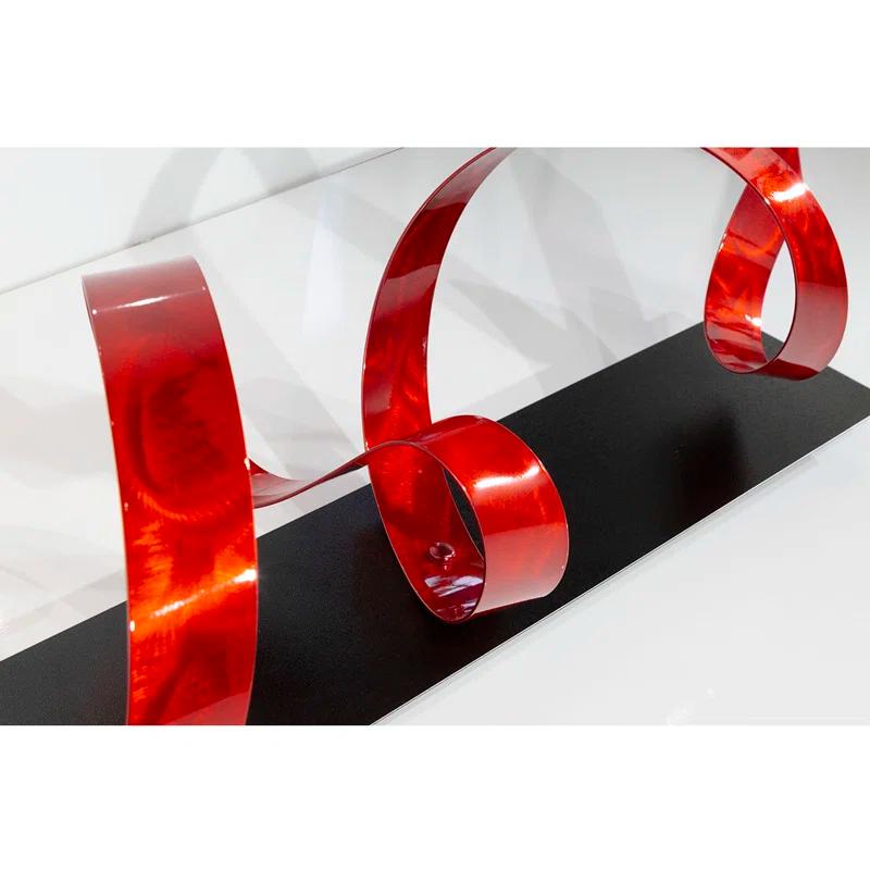 Orren Ellis Handmade Glam Abstract Wall Decor on Metal