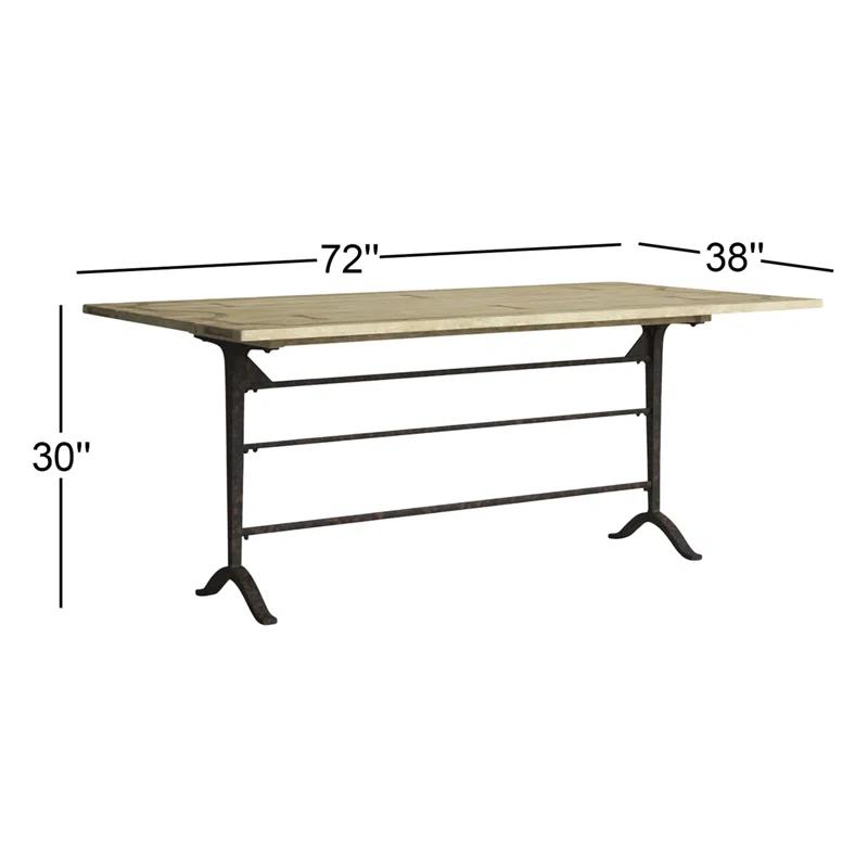 Darla Reclaimed Wood Console Desk (72")