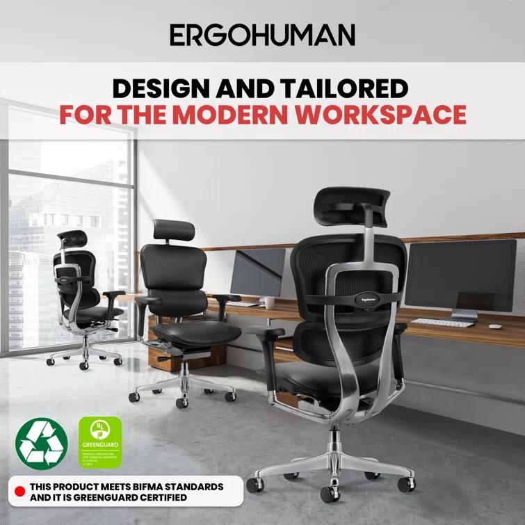 Eurotech Seating Ergohuman Executive Chair with Headrest