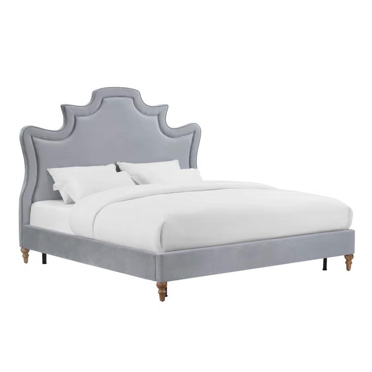 TOV Furniture Serenity Upholstered Platform Bed
