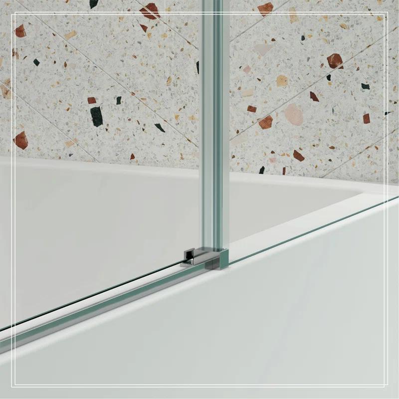 Bathtub Bypass Shower Door, Sliding Door, With 1/4" Tempered Glass