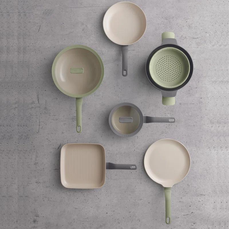 BergHOFF BergHOFF Balance Non-stick Ceramic Grill Pan, Recycled Aluminum