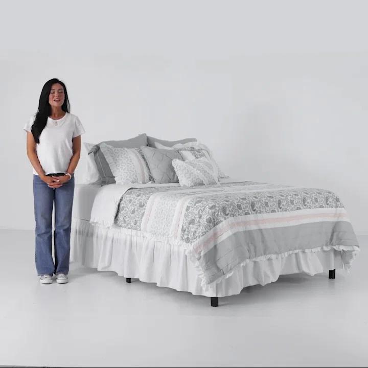 Madison Park Dawn 9 Piece Cotton Percale Comforter Set