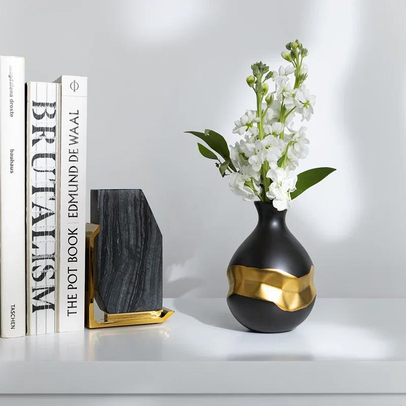 ANNA New York Anna New York Modern & Contemporary Non-Skid Bookends (Set of 2)