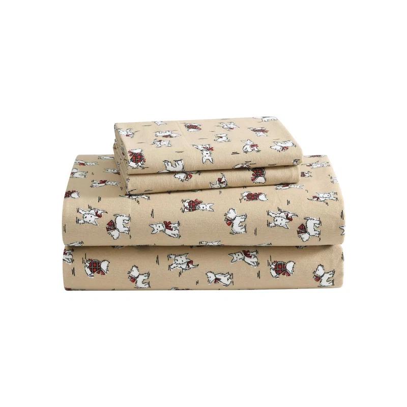 Laura Ashley Laura Ashley Cotton Flannel Cozy Sheet Sets