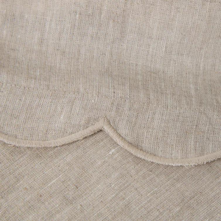 Kelly Linen Duvet Cover by Pom Pom At Home - Flax / Queen