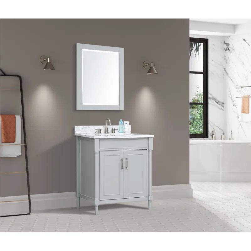 Joss & Main Addison 31'' Single Bathroom Vanity with Marble Top