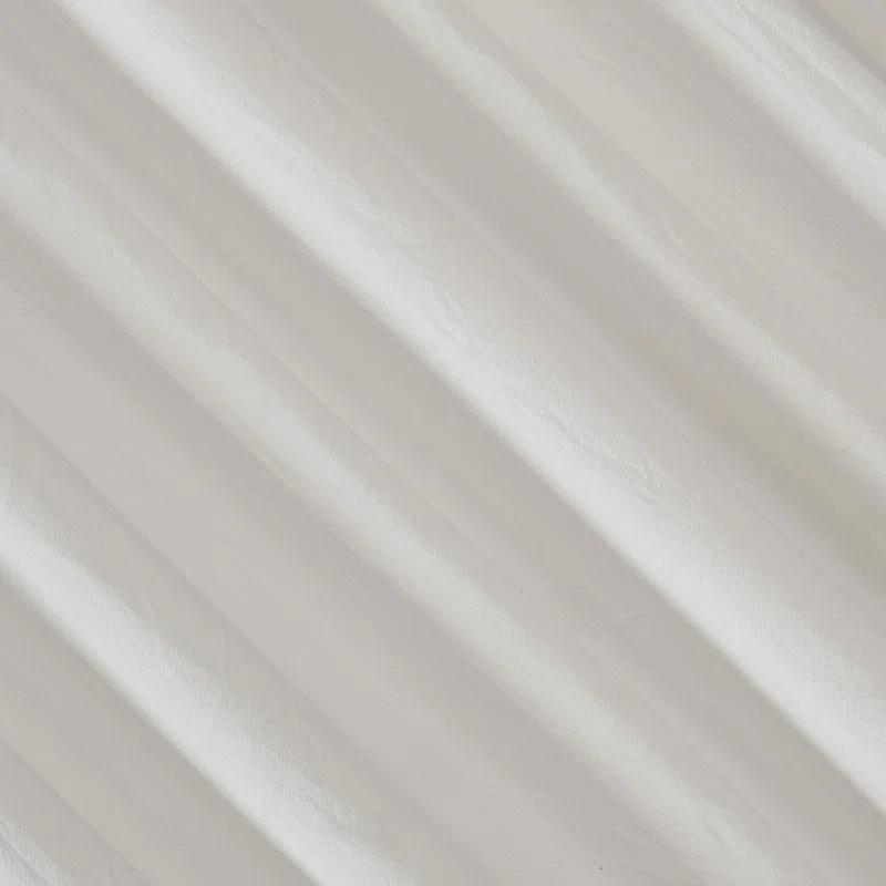 Hokku Designs 52"W x 84"L Washed Cotton Twist Tab Curtain