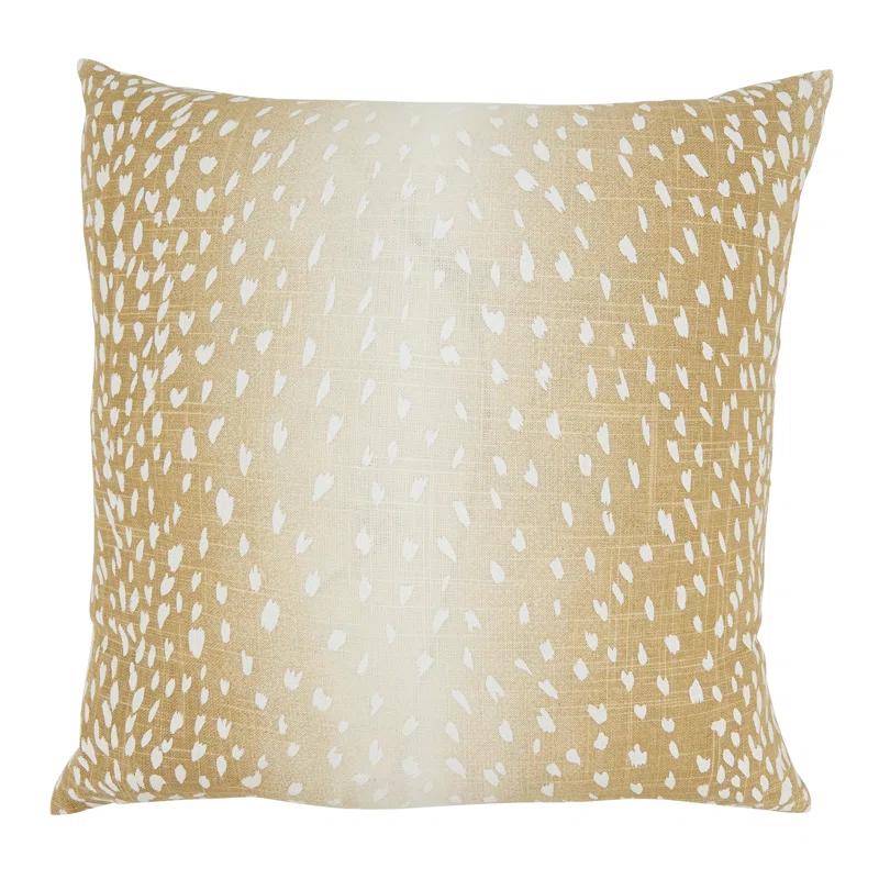 Antelope Collection Abstract Linen Pillow Cover
