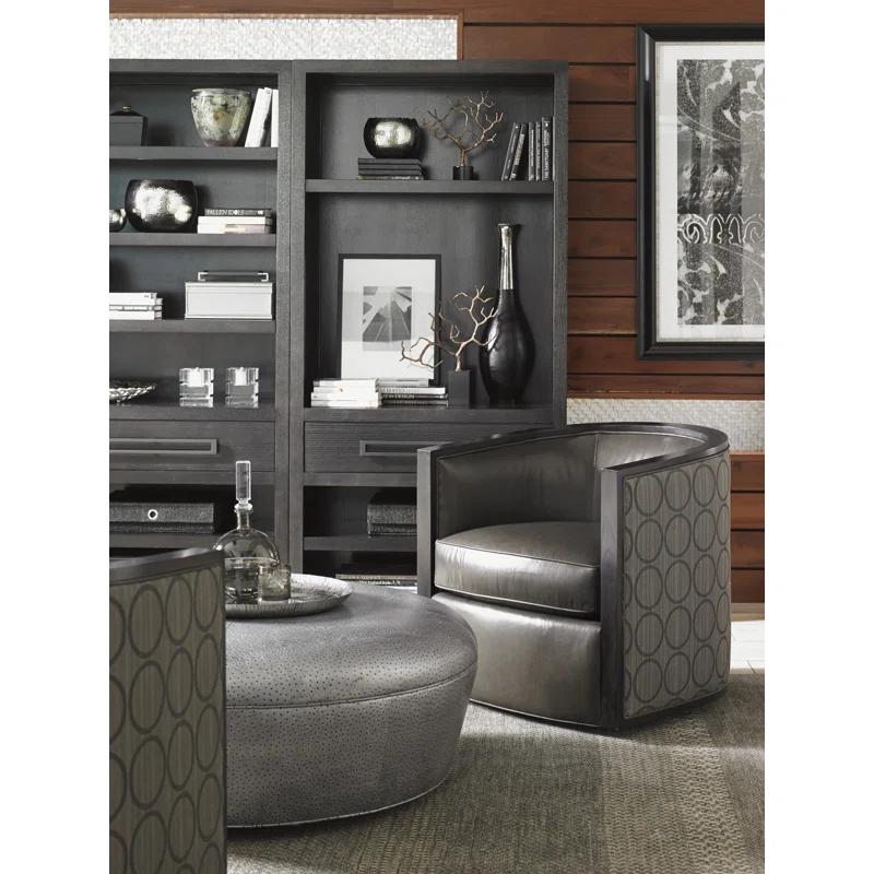 Lexington Claudia Leather Ottoman