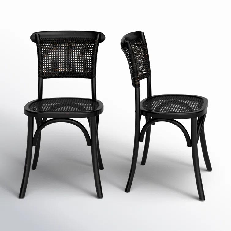 Lotta Dining Chair, Set of 2 - Black