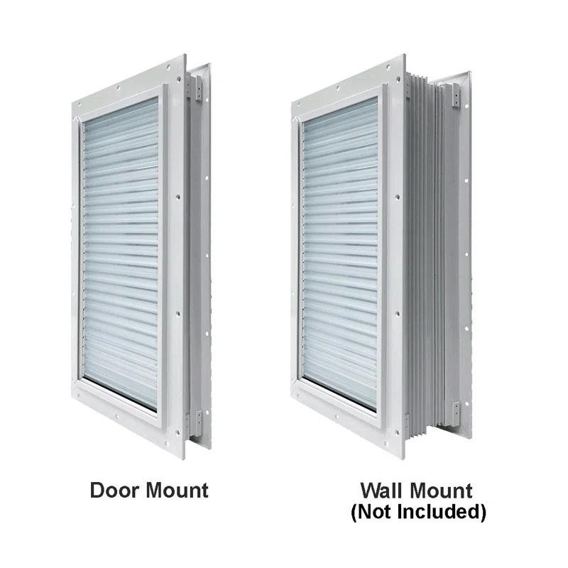 High Tech Pet Metal Door Mounted Electronic Pet Door