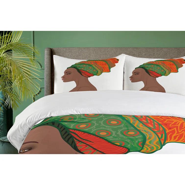 Ambesonne African Modern & Contemporary Duvet Cover Set