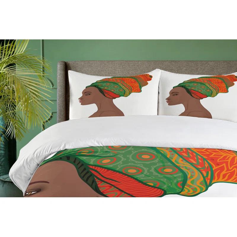 Ambesonne African Modern & Contemporary Duvet Cover Set
