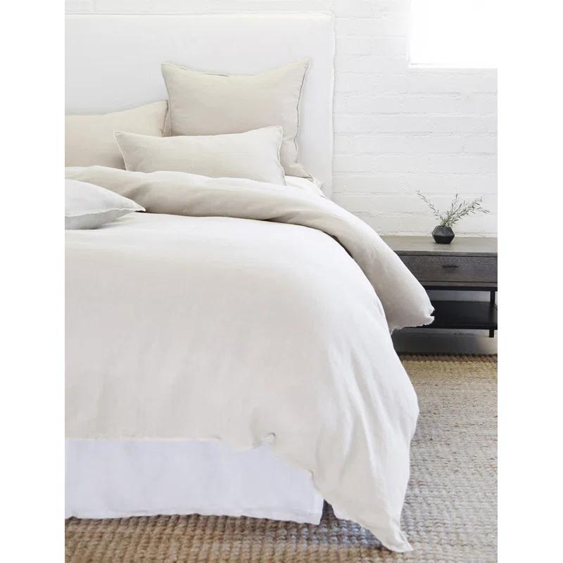 Blair Stonewashed Linen Sham by Pom Pom at Home - Taupe / Standard
