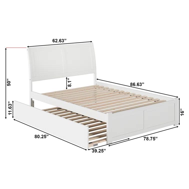 AFI Furnishings Portland Solid Wood Sleigh Bed