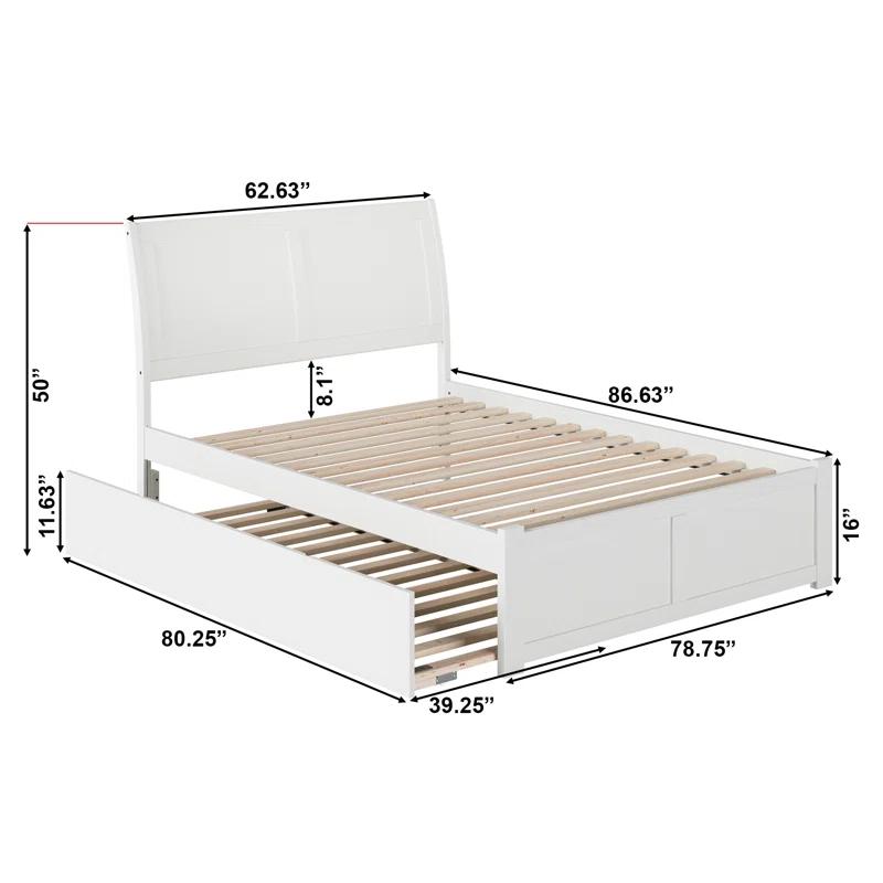AFI Furnishings Portland Solid Wood Sleigh Bed
