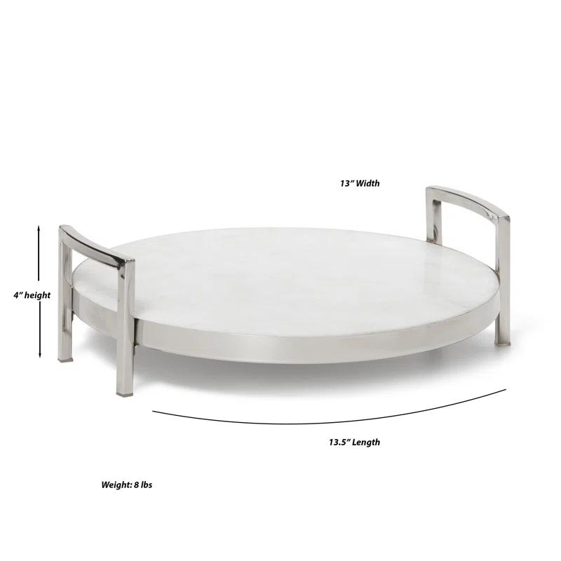 Roselli Trading Company Roman Marble Bar Serving Tray