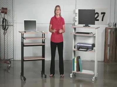 Safco Products Company MUV Fixed Stand-Up Workstation AV Cart & Reviews | Wayfair