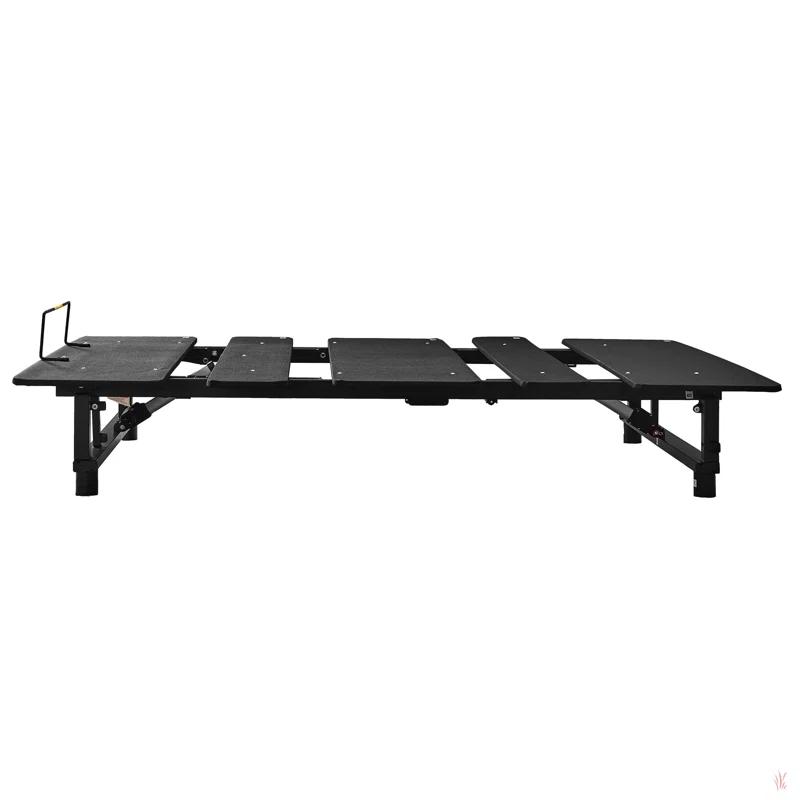 Alwyn Home Adjustable Bed Base Frame Bed Frame With Head And Foot Incline Wireless Remote Zero Gravity Quiet Motor Black Queen
