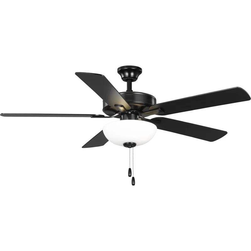 Airpro 52 In. 5-Blade AC Motor Transitional Ceiling Fan With Light