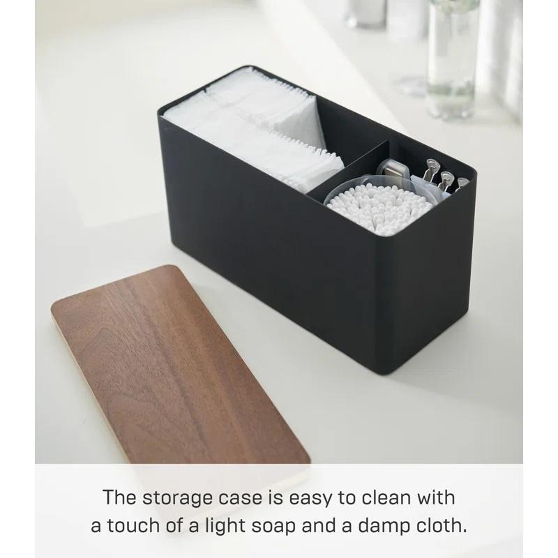 Yamazaki Home Rin Yamazaki Home Countertop Organizer Bathroom Kitchen Toiletries Holder, Sliding Divider