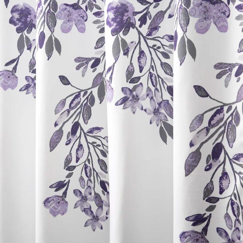 Lush Decor Tanisha Floral Shower Curtain